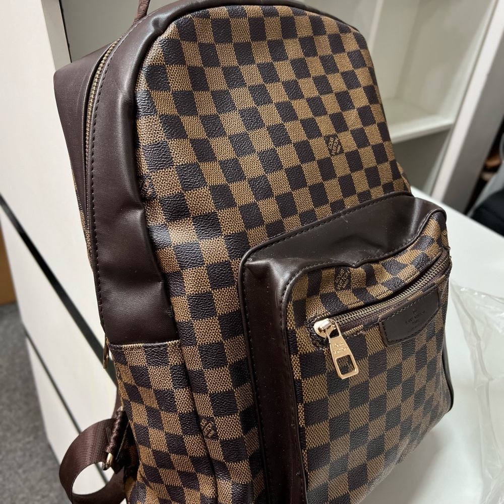 Louis Vuitton Brown Checkered Backpack